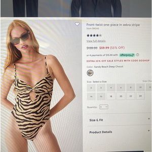 Women’s JCrew one piece